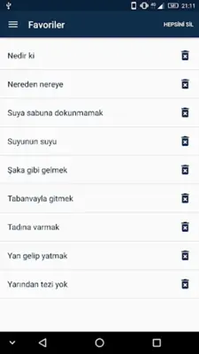 Deyimler ve Açıklamaları Sözlü android App screenshot 1