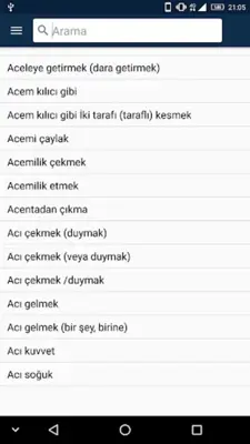 Deyimler ve Açıklamaları Sözlü android App screenshot 4